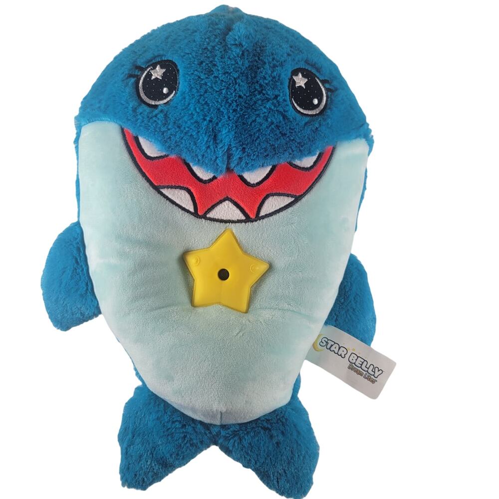 Star Belly Dream Lites Plush Shark- Starry Sky Soft Projector Toy Stuffed Animal